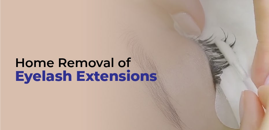 how to remove eyelash extensions with vaseline
