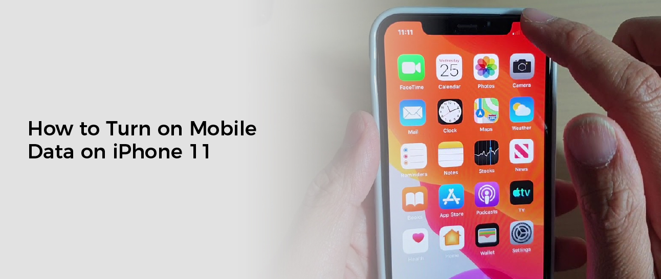 How to Turn on Mobile Data on iPhone 11