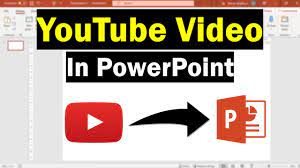 How to Add a Youtube Video to Powerpoint